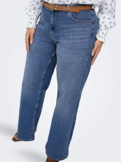 CARJULLES Medelhög midja Vida ben Jeans