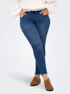 CARLACE Medelhög midja Skinny Fit Ankellängd Jeans