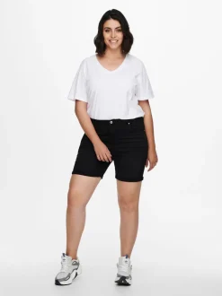CARLAOLA Hög midja Skinny Fit Denimshorts