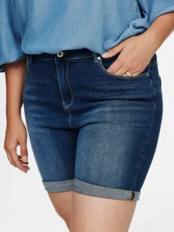 CARLAOLA Hög midja Skinny Fit Denimshorts