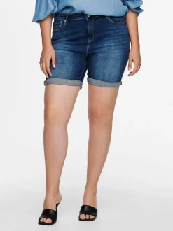 CARLAOLA Hög midja Skinny Fit Denimshorts