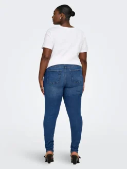 CARLOLA Medelhög midja Skinny Fit Jeans