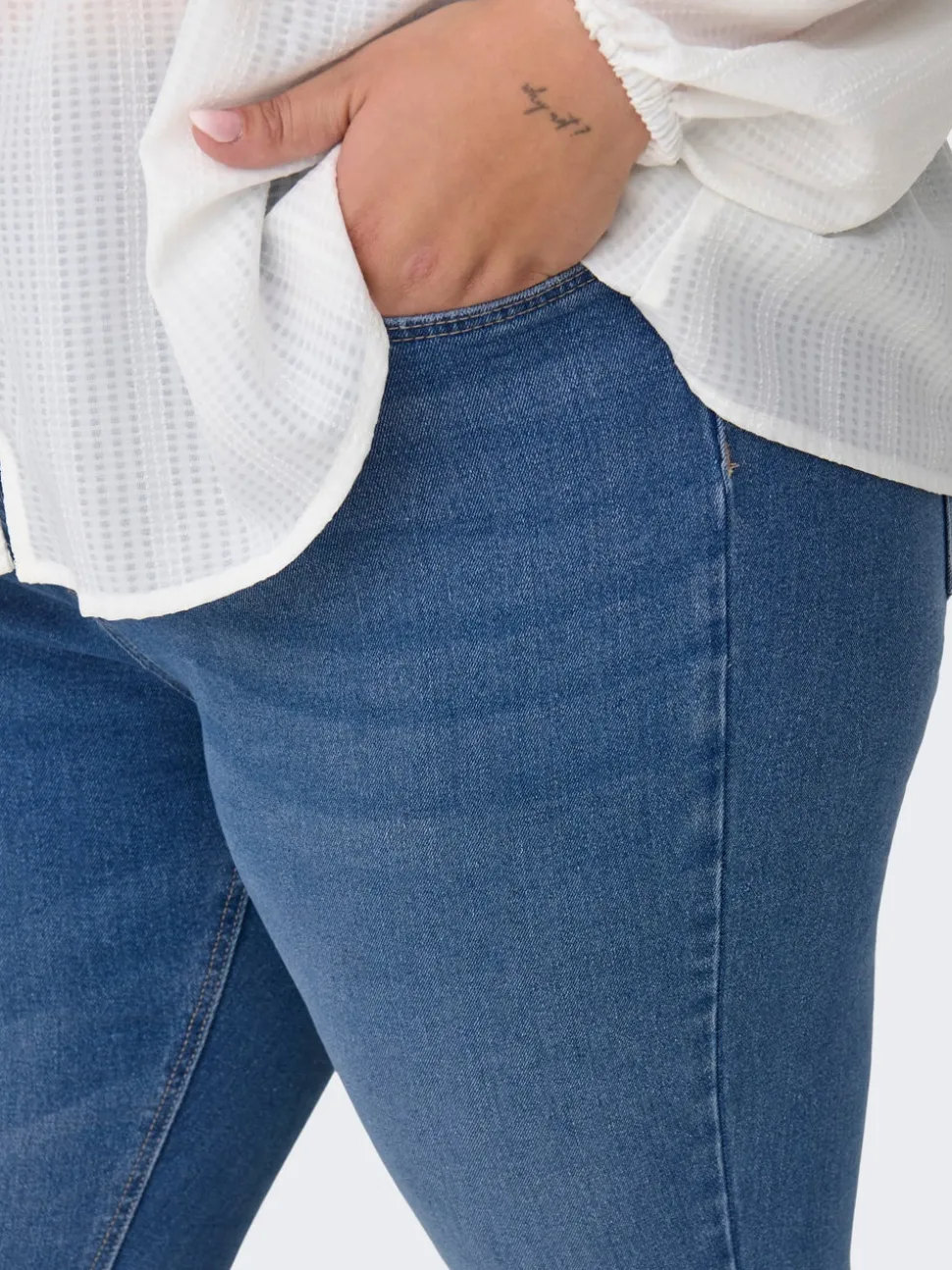 CARLUNA Hög midja Skinny Fit Jeans