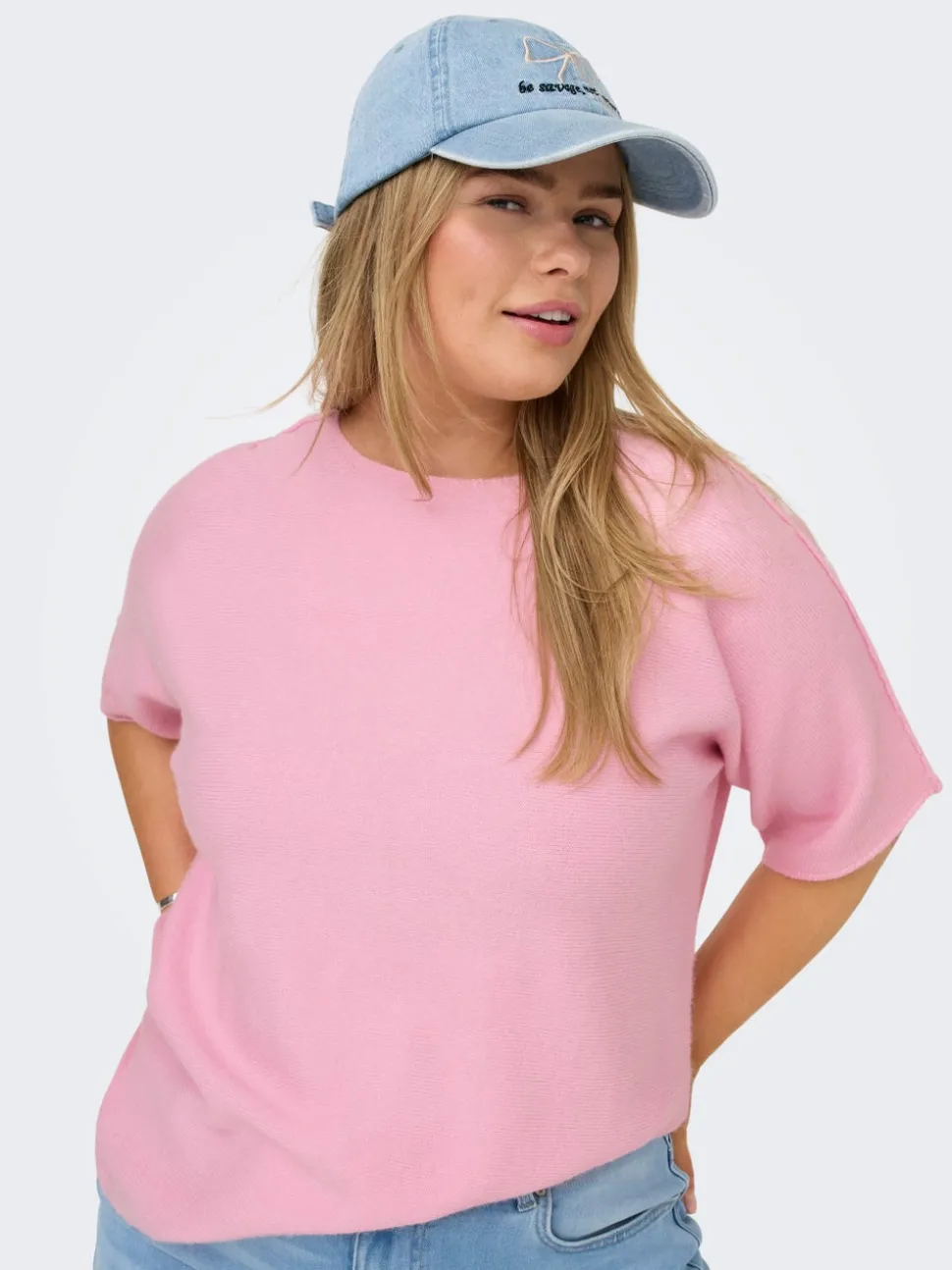 CARMARGARETA Kortärmad stickad topp