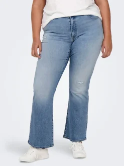 CARMAYA Hög midja Utsvängd passform Jeans