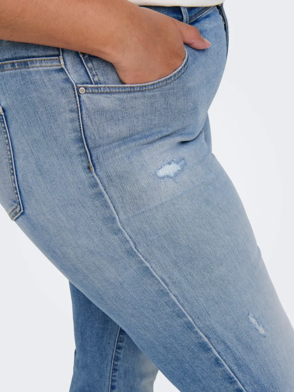 CARMAYA Hög midja Utsvängd passform Jeans