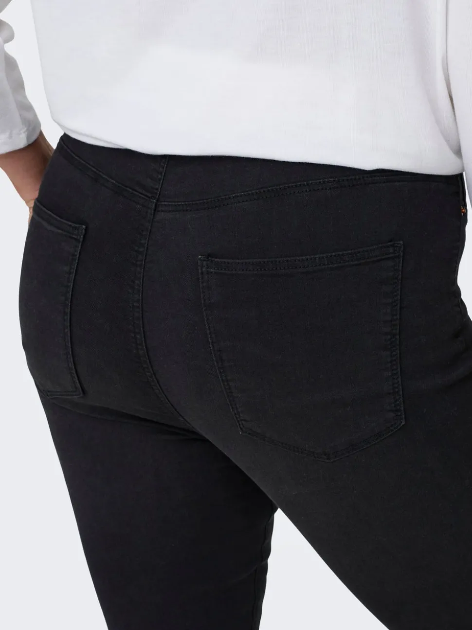 CARMILA-IRIS Hög midja Skinny Fit Ankellängd Jeans