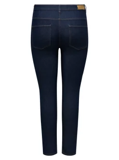 CARMILA-IRIS Hög midja Skinny Fit Ankellängd Jeans