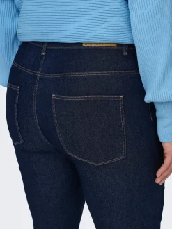 CARMILA-IRIS Hög midja Skinny Fit Ankellängd Jeans