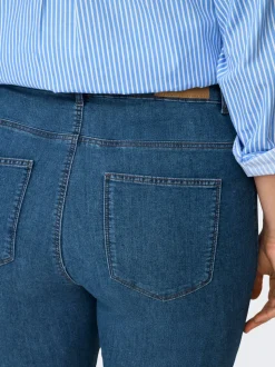 CARMILA-IRIS Hög midja Skinny Fit Ankellängd Jeans