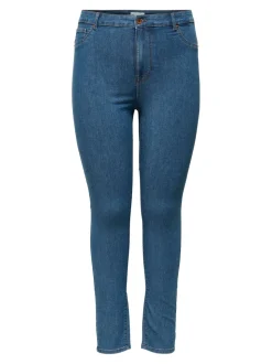 CARMILA-IRIS Hög midja Skinny Fit Ankellängd Jeans