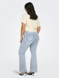CARROSE Hög midja Utsvängd retropassform Jeans