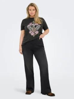 CARROYAL Medelhög midja Utsvängd passform Jeans