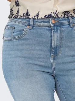 CARSALLY Hög midja Utsvängd passform Jeans
