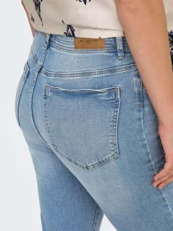 CARSALLY Hög midja Utsvängd passform Jeans