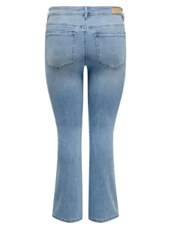CARSALLY Hög midja Utsvängd passform Jeans