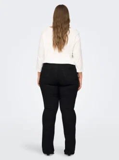 CARSALLY Hög midja Utsvängd passform Jeans