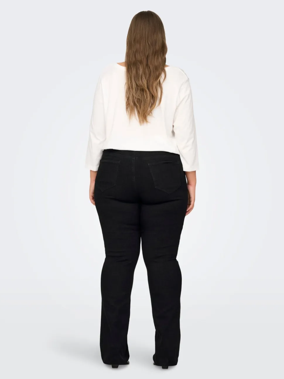 CARSALLY Hög midja Utsvängd passform Jeans