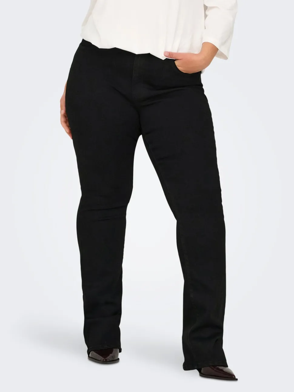 CARSALLY Hög midja Utsvängd passform Jeans