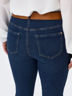 CARSALLY Medelhög midja Skinny Fit Jeans