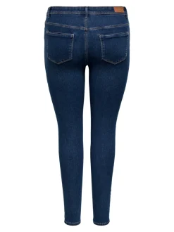 CARSALLY Medelhög midja Skinny Fit Jeans