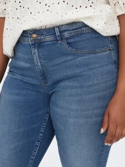 CARSALLY Medelhög midja Skinny Fit Jeans