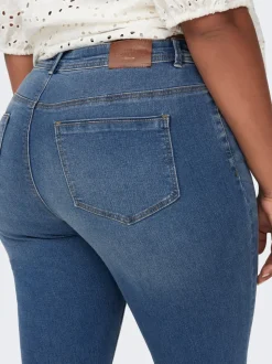 CARSALLY Medelhög midja Skinny Fit Jeans