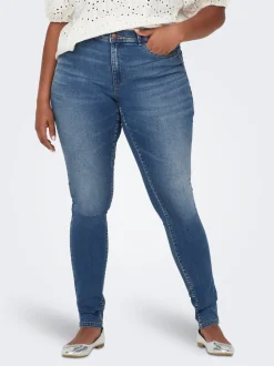 CARSALLY Medelhög midja Skinny Fit Jeans