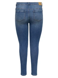 CARSALLY Medelhög midja Skinny Fit Jeans