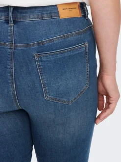 CARSALLY Medelhög midja Skinny Fit Jeans