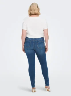 CARSALLY Medelhög midja Skinny Fit Jeans