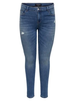 CARSALLY Medelhög midja Skinny Fit Jeans