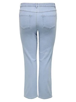 CARSNOW Hög midja Rak passform Jeans