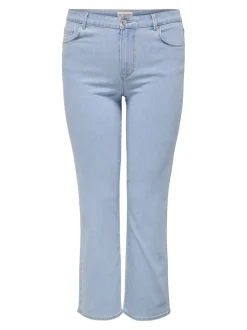 CARSNOW Hög midja Rak passform Jeans
