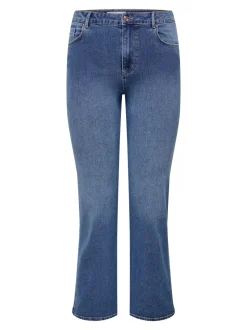CARSNOW Hög midja Rak passform Jeans