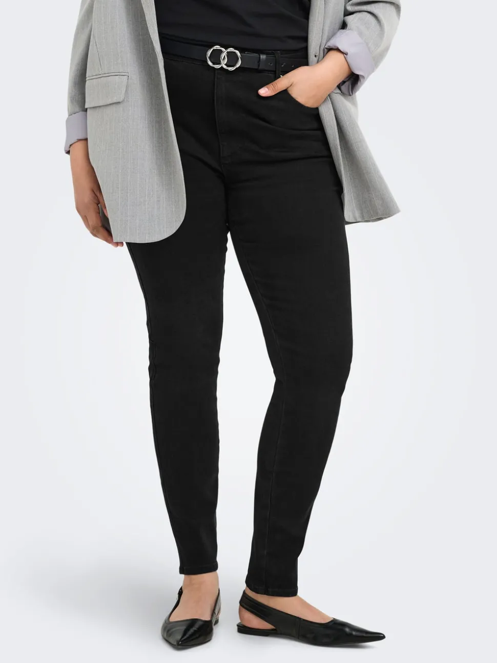 CARSNOW Superhög midja Skinny Fit Jeans
