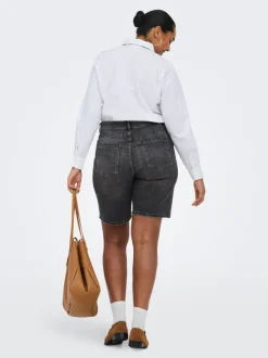 CARSONNY Hög midja Normal passform Denimshorts