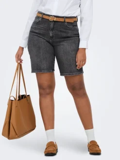 CARSONNY Hög midja Normal passform Denimshorts