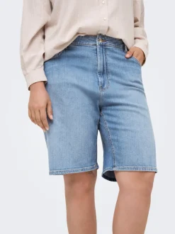 CARSONNY Hög midja Normal passform Denimshorts