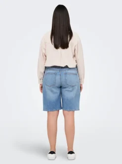 CARSONNY Hög midja Normal passform Denimshorts