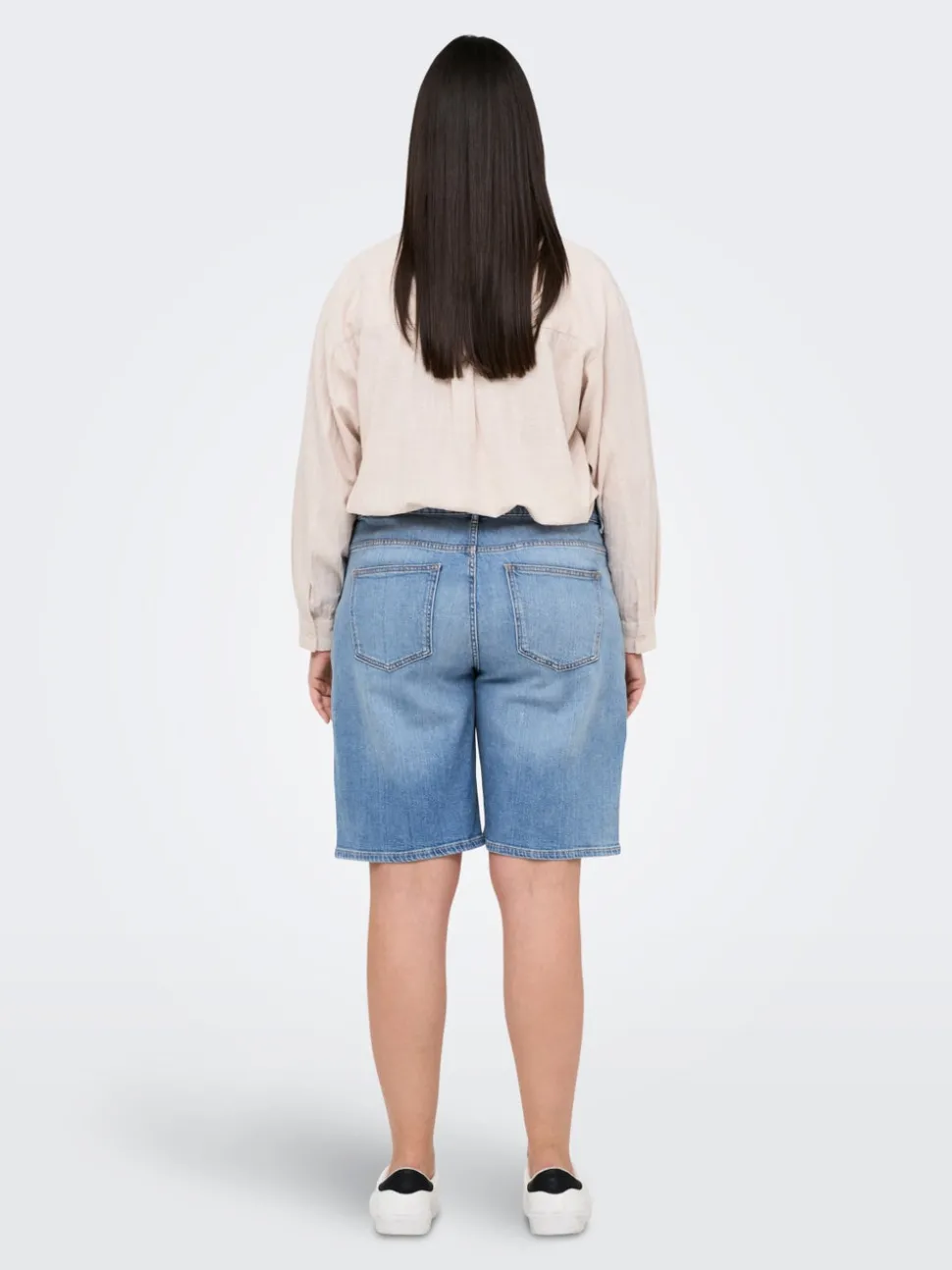 CARSONNY Hög midja Normal passform Denimshorts