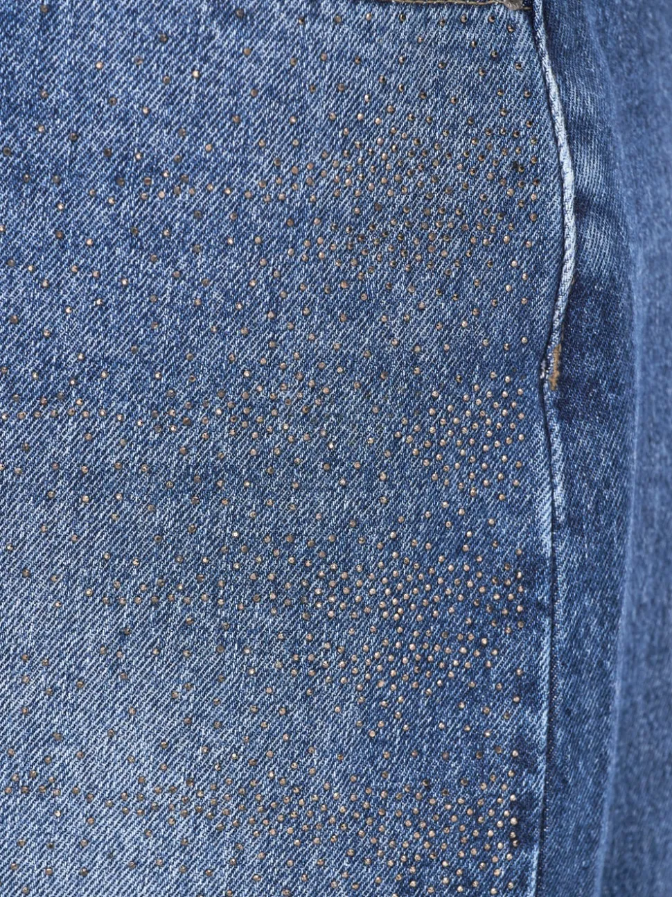 CARSTELLA Rhinestone Jeanskjol