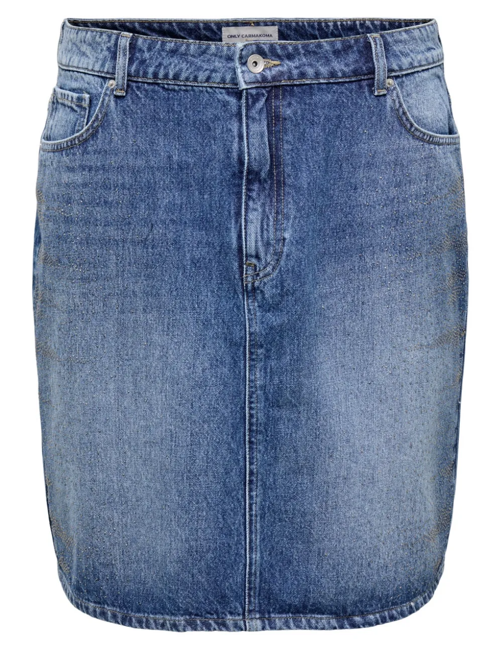 CARSTELLA Rhinestone Jeanskjol