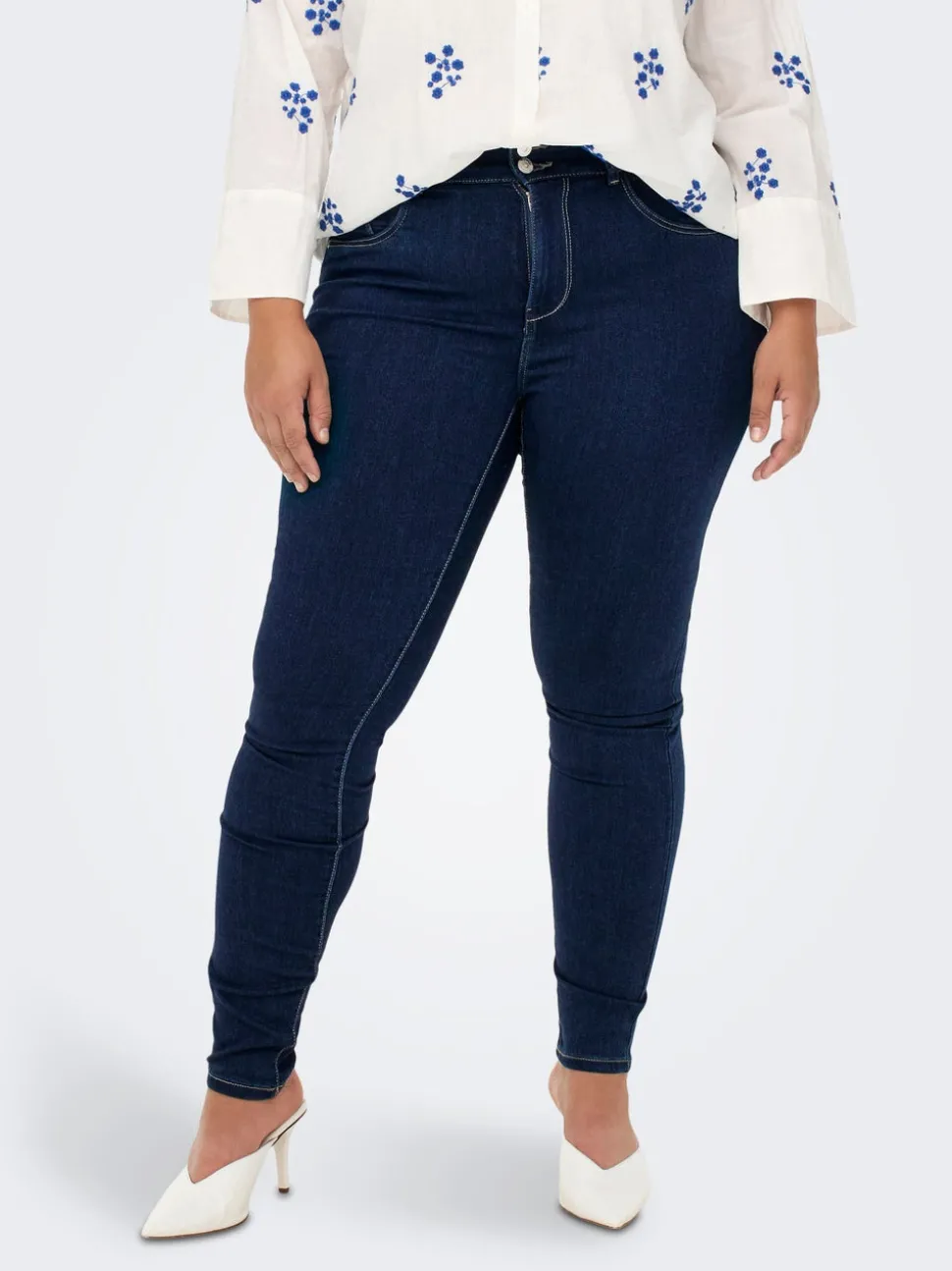 CARSTORM Hög midja Skinny Fit Jeans