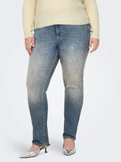 CARSUI Hög midja Slim Fit Jeans