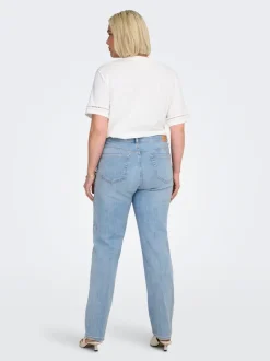 CARSUI Medelhög midja Slim Fit Jeans