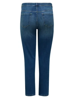 CARSUI Medelhög midja Slim Fit Ankellängd Jeans