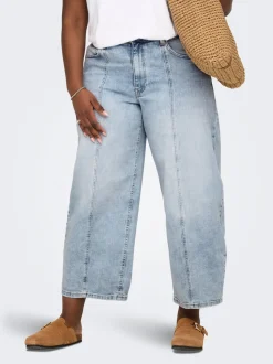 CARTAYLOR Hög midja Barrel-passform Ankellängd Jeans