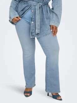 CARTHUNDER Medelhög midja Skinny Fit Jeans