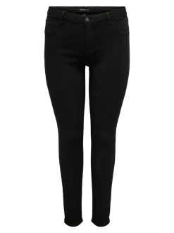 CARTHUNDER Medelhög midja Skinny Fit Jeans